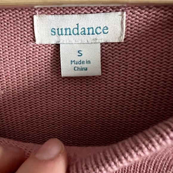 Sundance Womens Sweater Size Small Aryka Tie Sleeve Wool Blend Supima Cotton - Picture 4 of 6